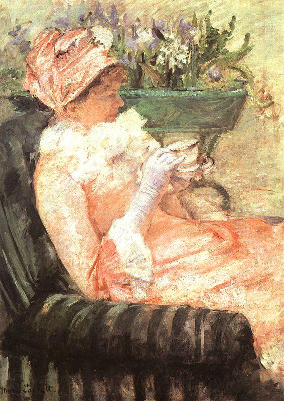Mary Cassatt The Cup of Tea 1 Spain oil painting art